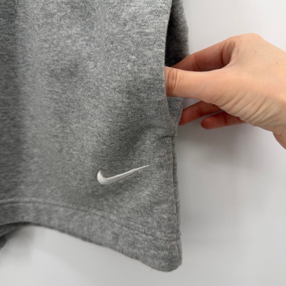 Nike Phoenix Fleece High Waisted Shorts Womens XL Sweat Shorts Grey FD1409-063 - Picture 3 of 10